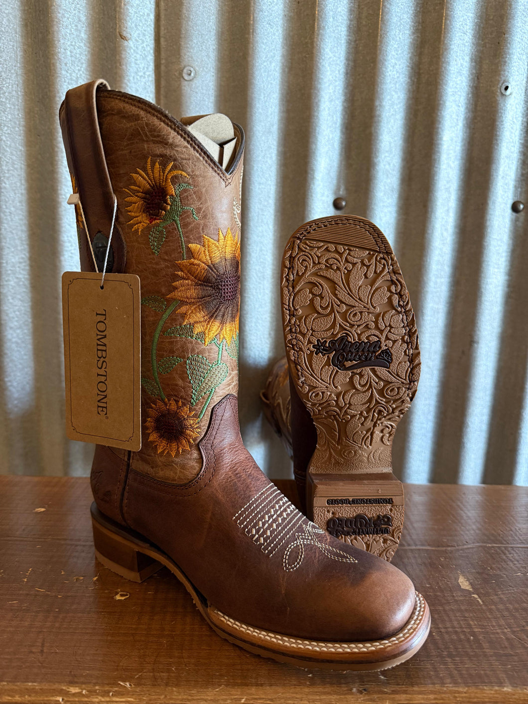 Botas Dama Tombstone® Arena Queen Girasol Caoba