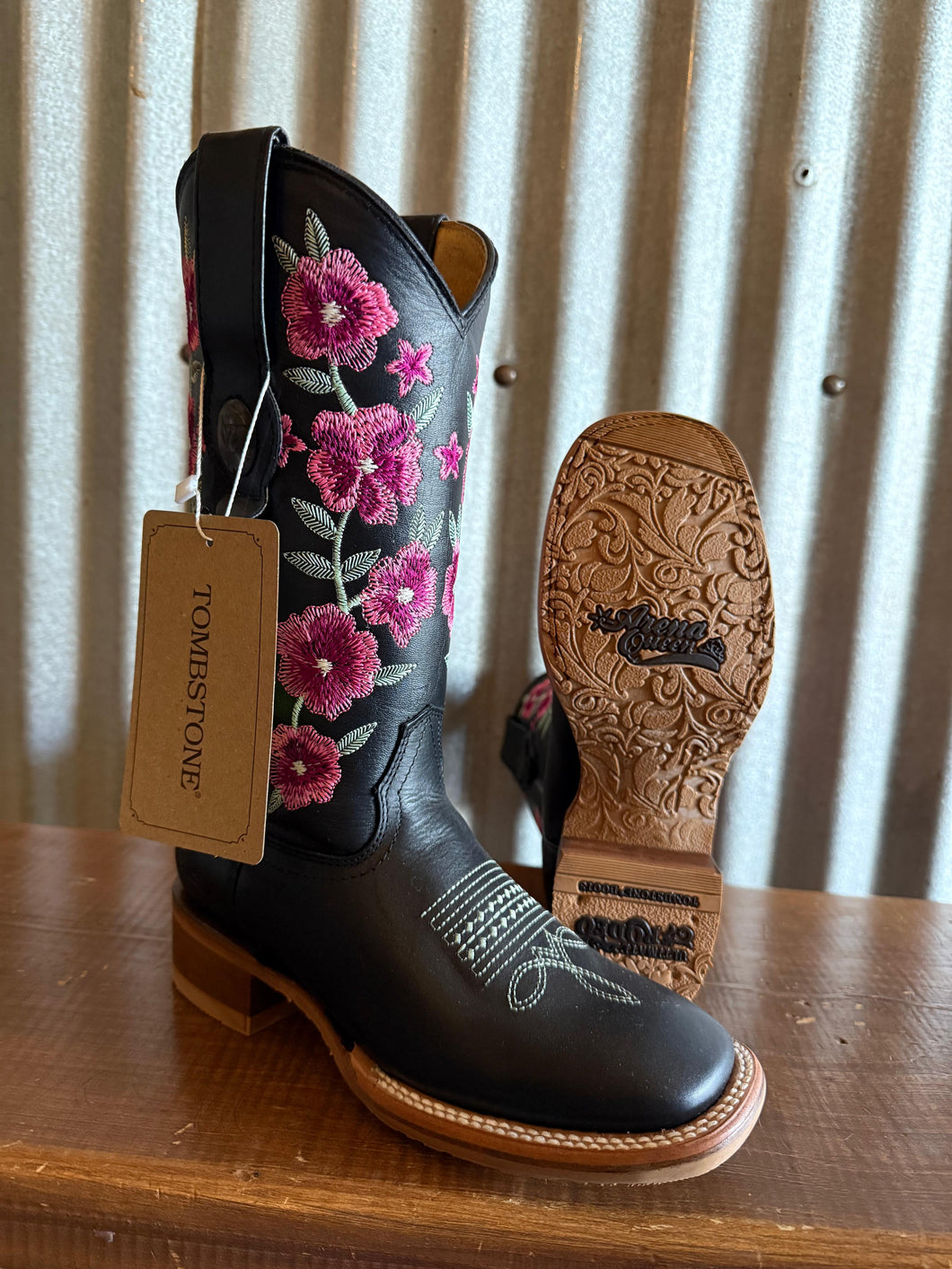 Botas Dama Tombstone® Arena Queen Gazania Negro