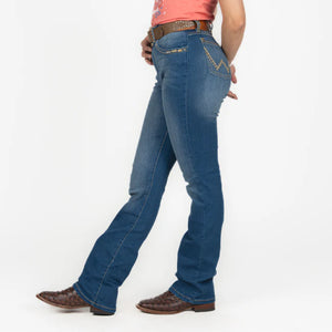 Jeans Dama Wrangler Corte Bota Mod. 112367222