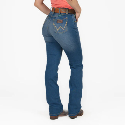 Jeans Dama Wrangler Corte Bota Mod. 112367222