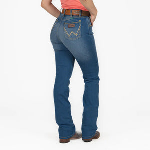 Jeans Dama Wrangler Corte Bota Mod. 112367222