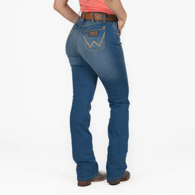 Jeans Dama Wrangler Corte Bota Mod. 112367222