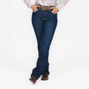 Jeans Dama Wrangler Corte Bota Mod. 112367221