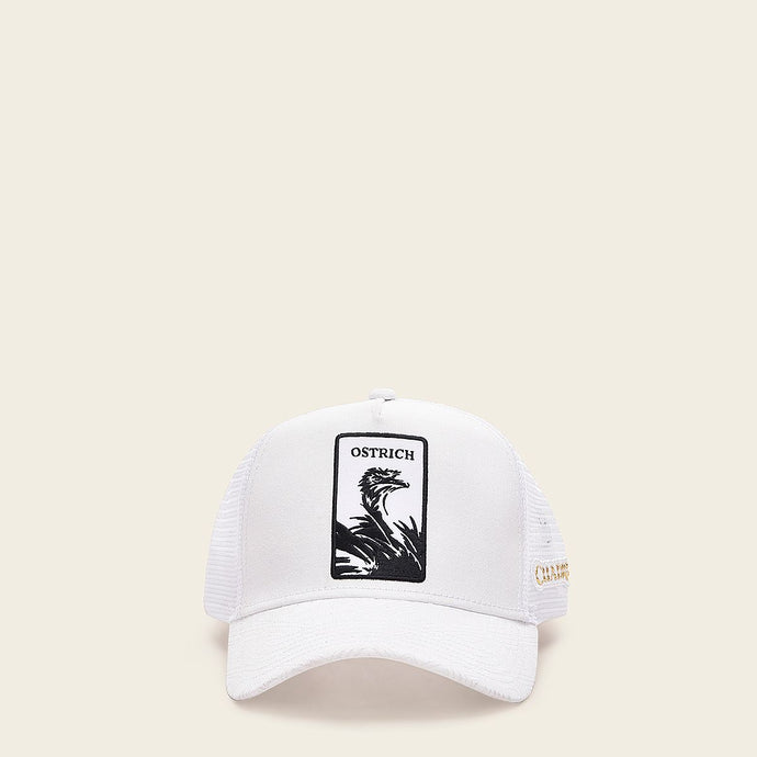 Gorra Cuadra® Ostrich Blanca